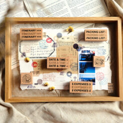 Eileen Tai Travel Journal Rubber Stamps - Series 01