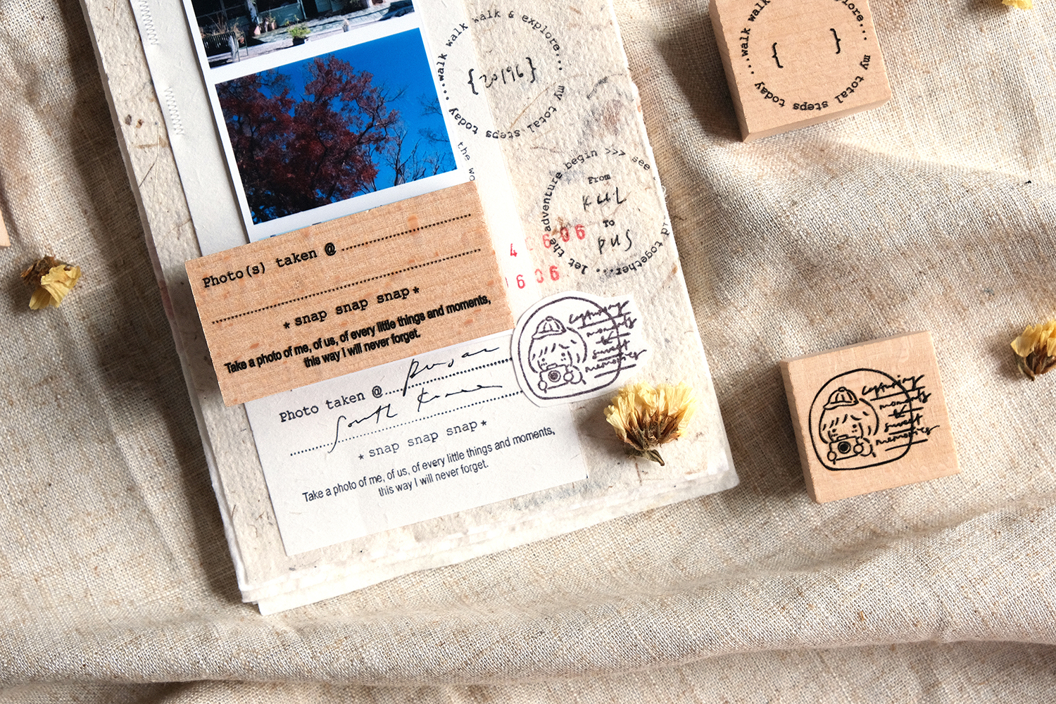 Eileen Tai Travel Journal Rubber Stamps - Series 02 - Image 6