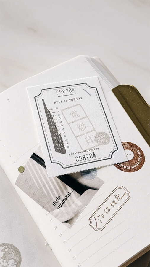 Traveling on Paper Film of the Day Memo Pad