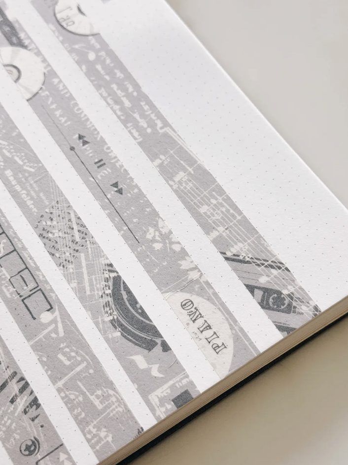 Traveling on Paper Music Collage Washi Tape