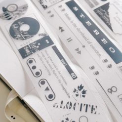 Traveling on Paper Music Moment PET Tape