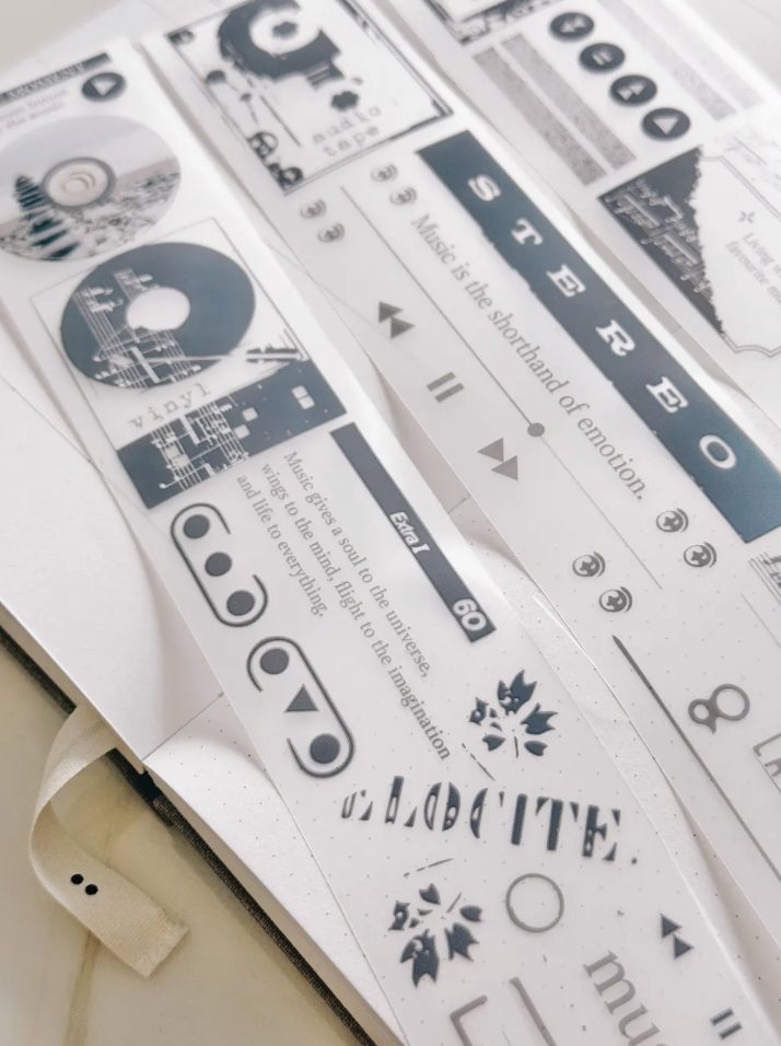 Traveling on Paper Music Moment PET Tape