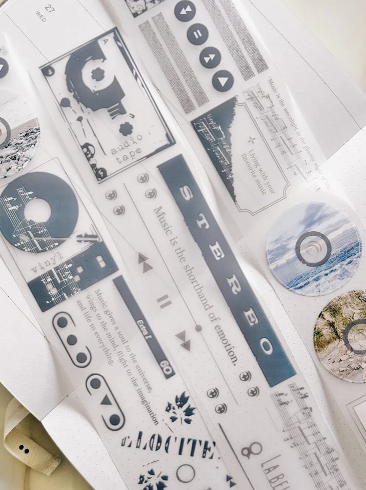 Traveling on Paper Music Moment PET Tape