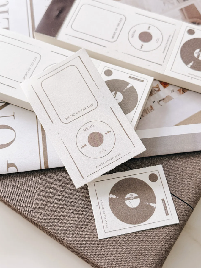 Traveling on Paper Music of the Day Memo Pad