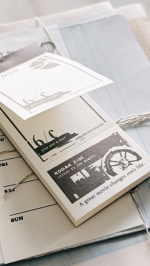 Traveling on Paper You are a Star Memo Pad