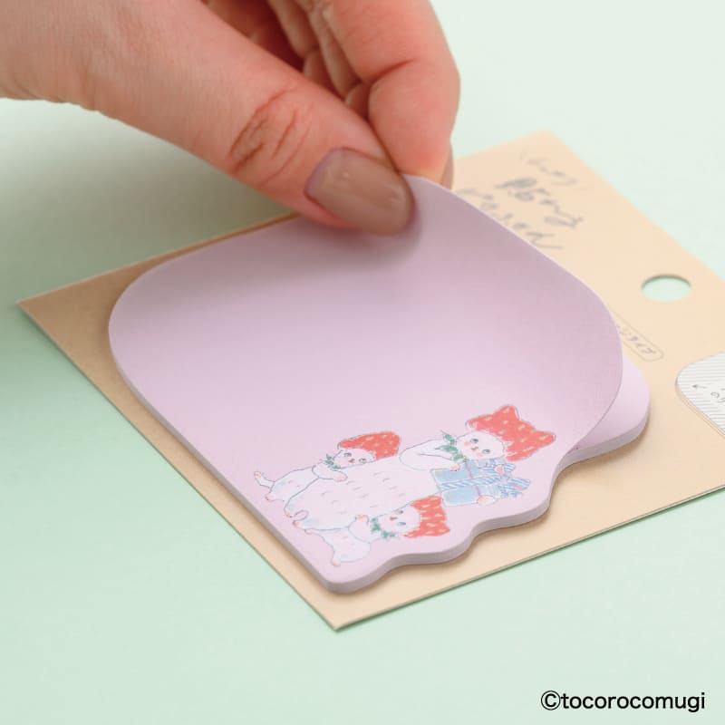 Hisago Tokoromugi M Sticky Notes - Strawberry Cat