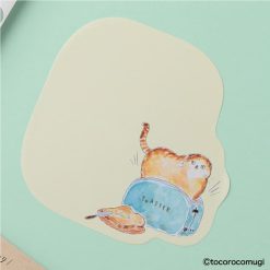 Hisago Tokoromugi M Cat Sticky Notes - Toast Cat