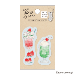 Hisago Tokoromugi Cat Sticky Notes - Cream Soda