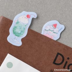 Hisago Tokoromugi Cat Sticky Notes - Cream Soda - Image 2
