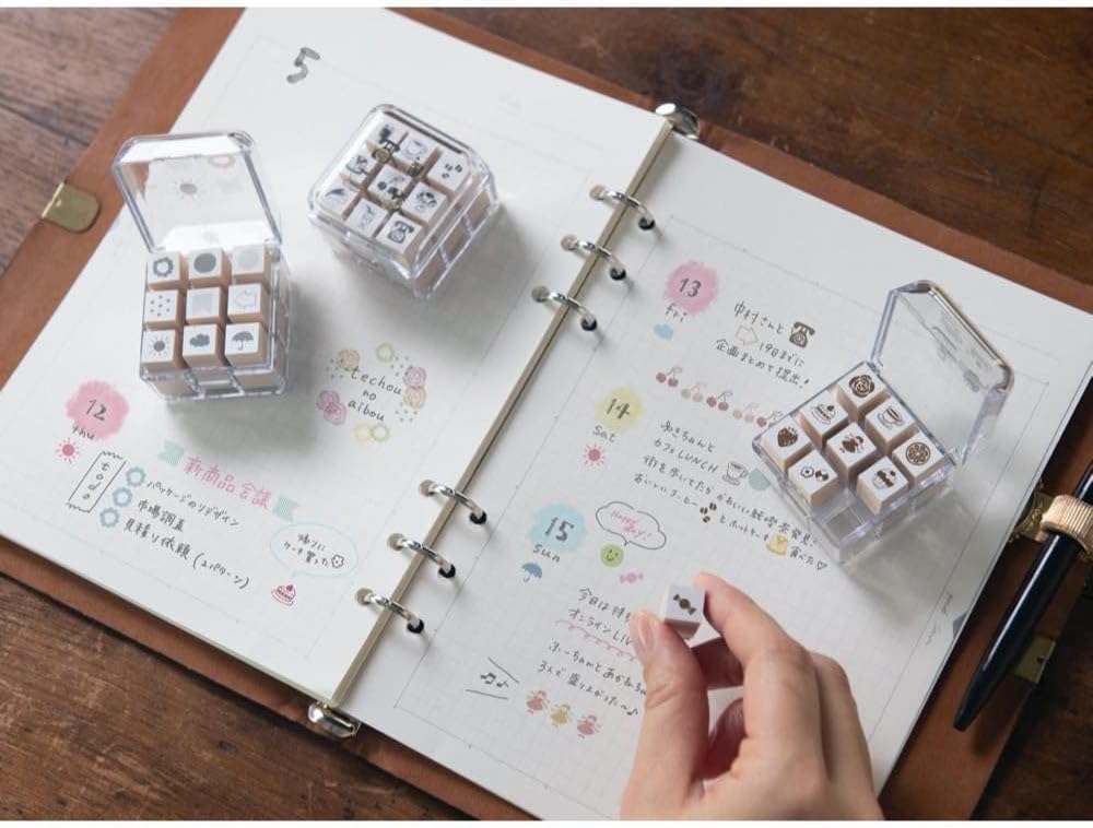 Everyday Life Notebook Accessories Stamps Set