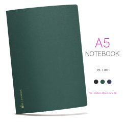 Wonderland222 A5 Dot Grid Notebook – 96 pages