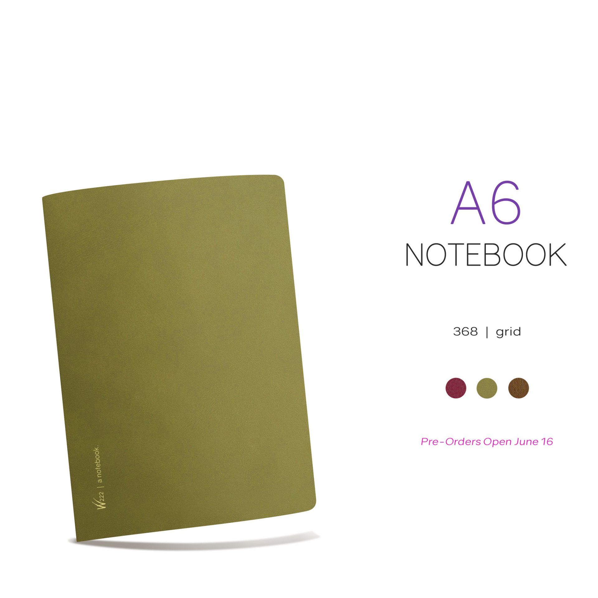 Wonderland222 A6 Grid Notebook – 368 pages