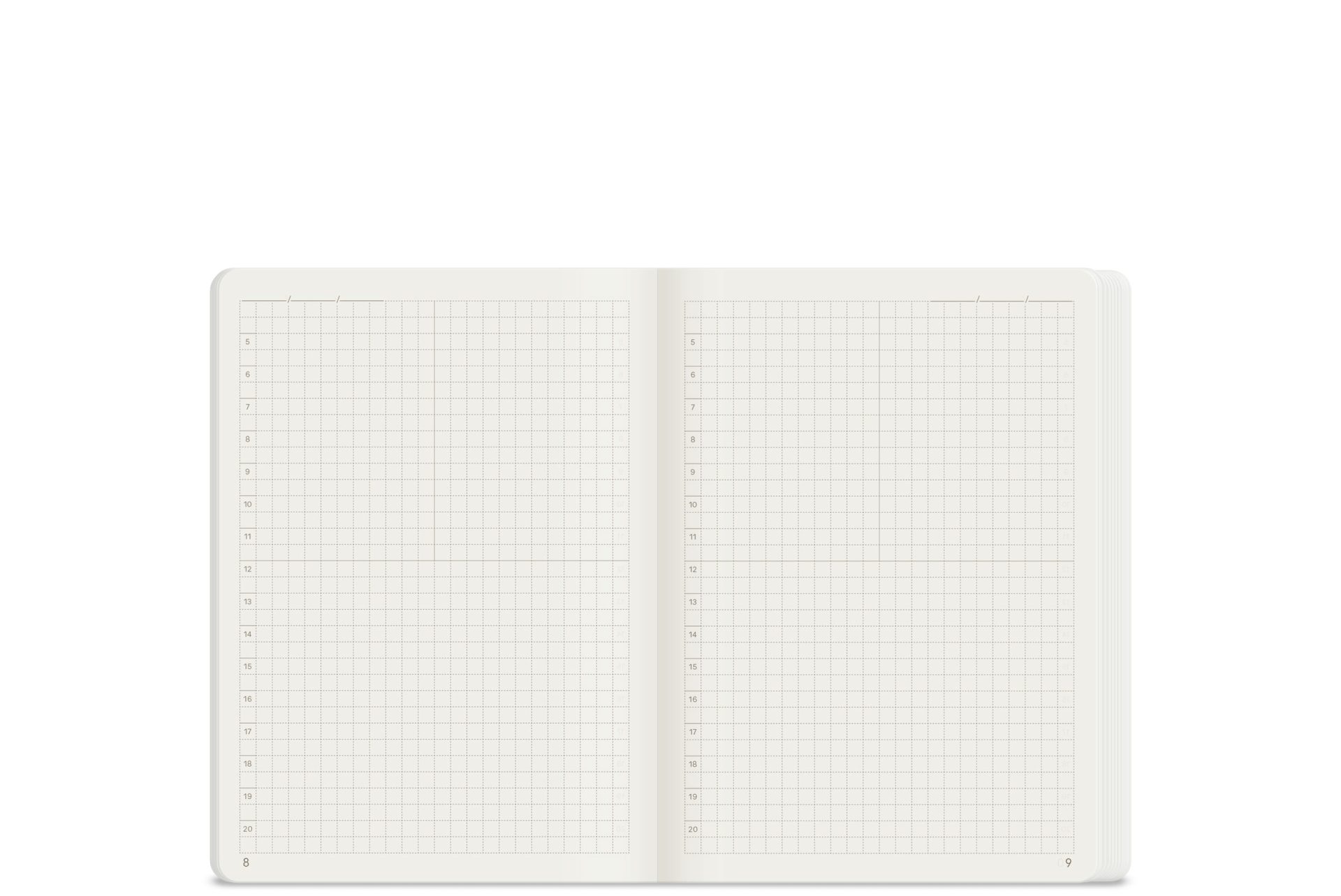Wonderland222 A6 Grid Notebook – 368 pages