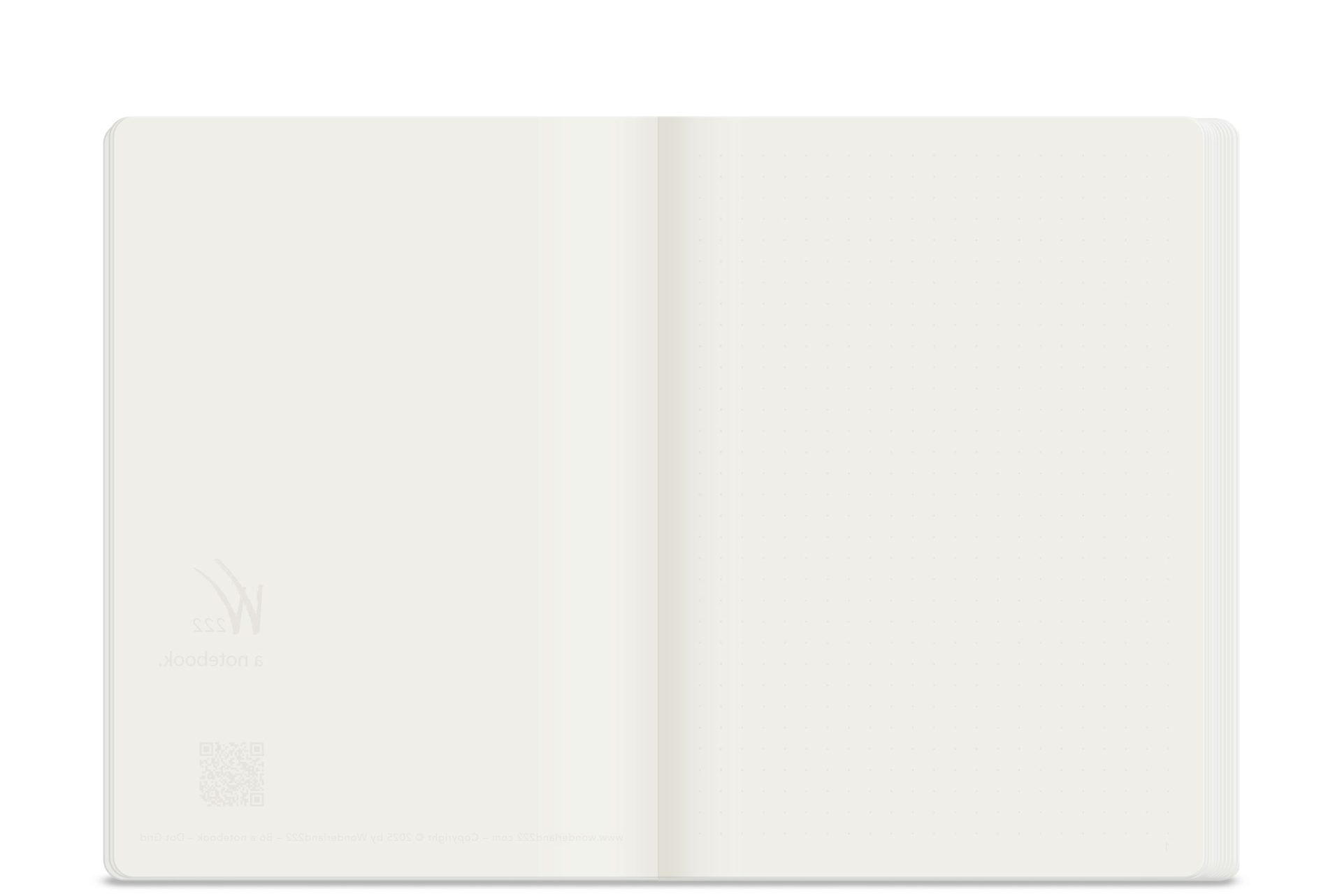 Wonderland222 B6 Dot Grid Notebook – 368 pages