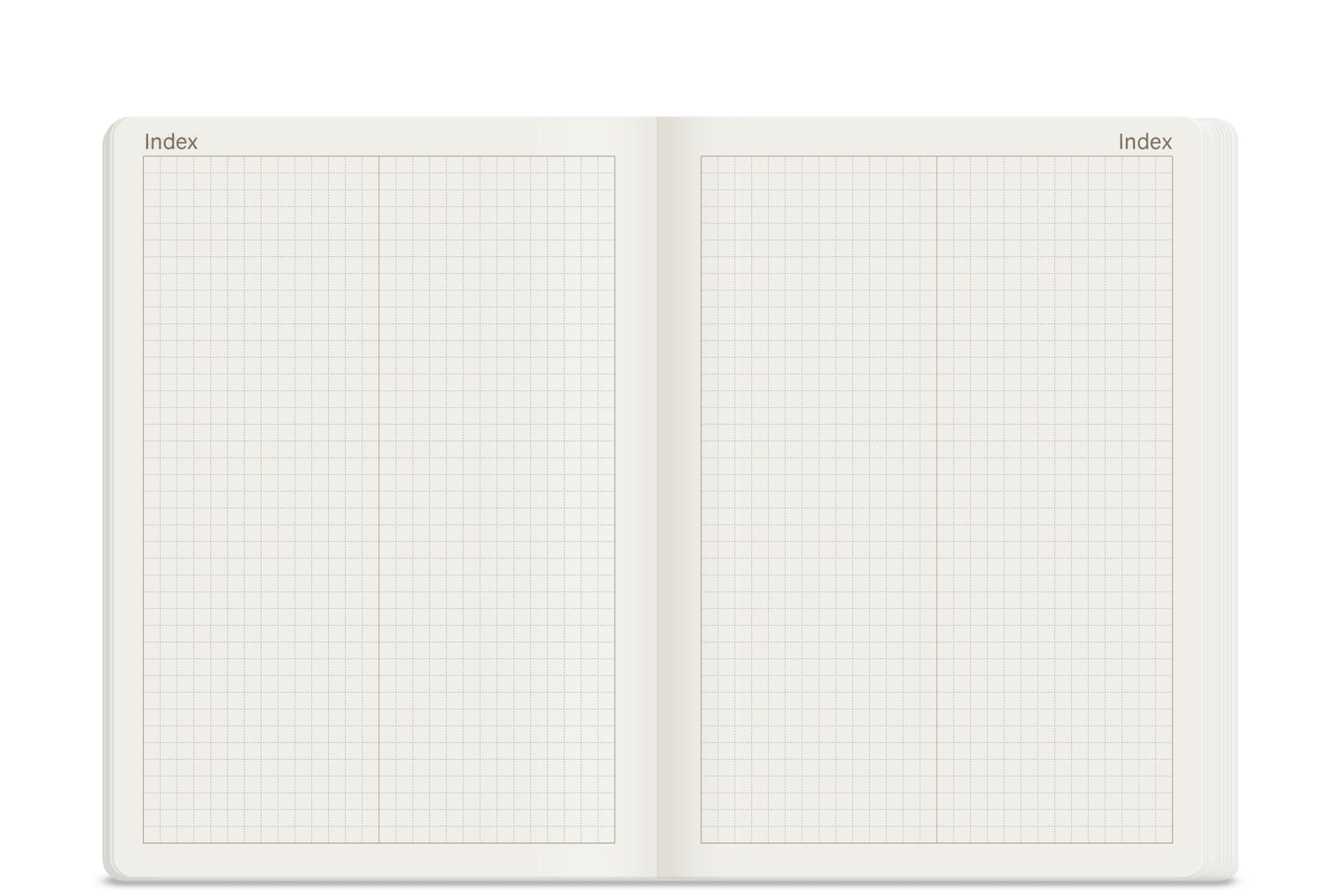 Wonderland222 B6 Grid Notebook – 192 pages