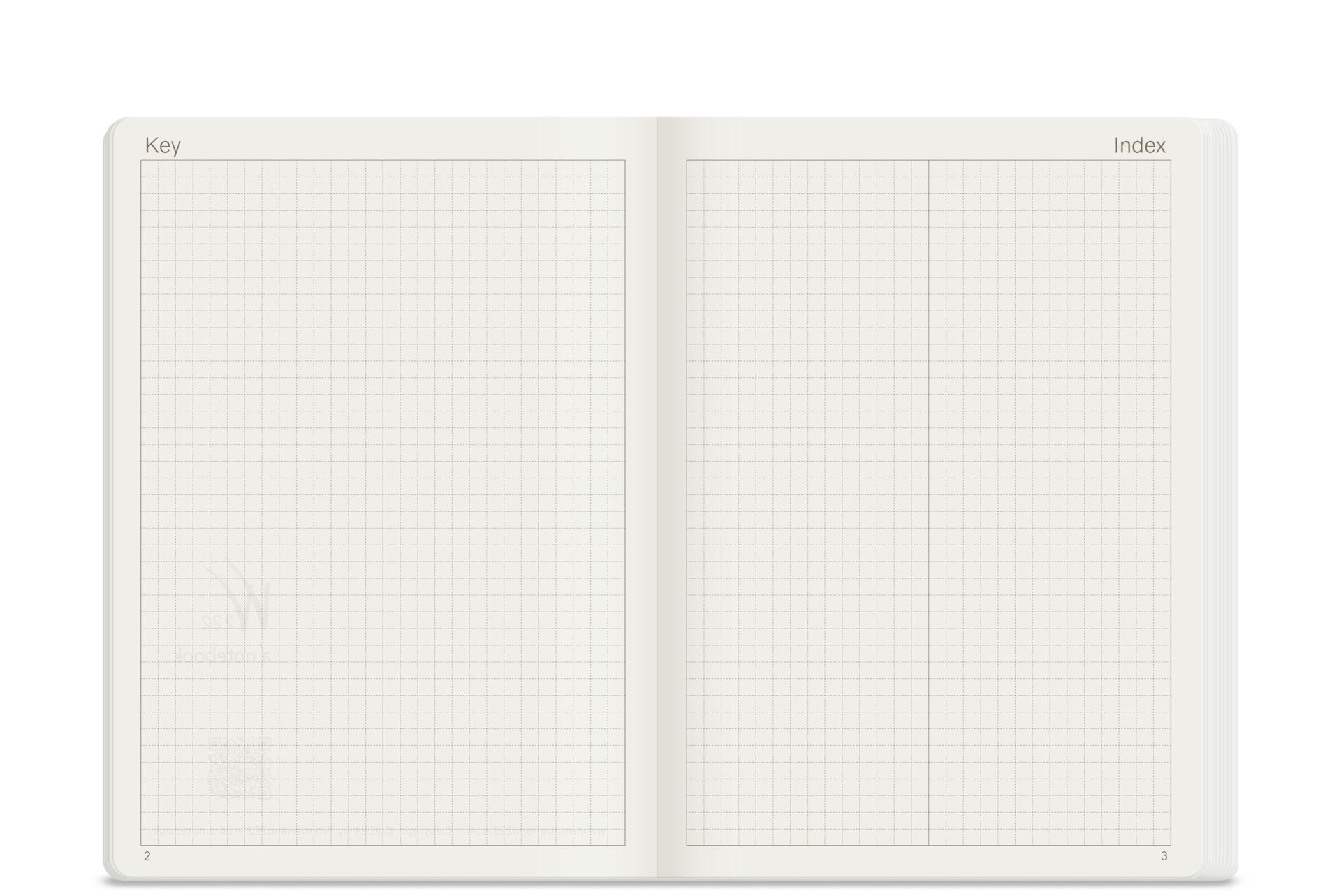 Wonderland222 B6 Grid Notebook – 192 pages