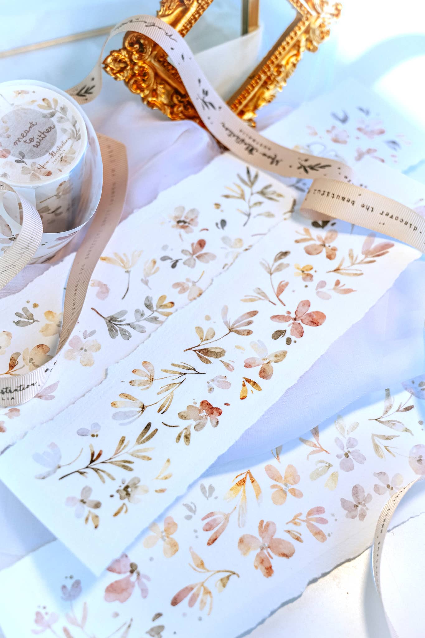 Meow Illustration Tape - Meant to Wither (washi or PET) - Image 5