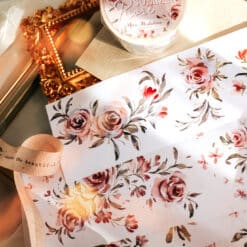 Meow Illustration Tape - Summer Roses (washi or PET) - Image 5