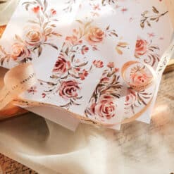Meow Illustration Tape - Summer Roses (washi or PET) - Image 3