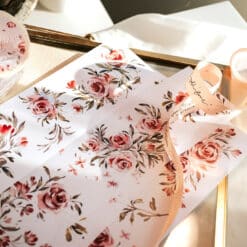 Meow Illustration Tape - Summer Roses (washi or PET) - Image 2