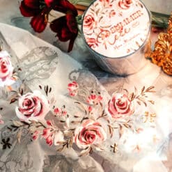 Meow Illustration Tape - Summer Roses (washi or PET) - Image 9