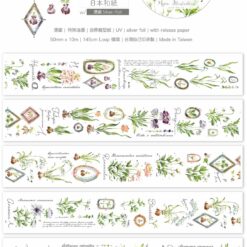 Meow Illustration "A Year of Blossom" Washi Tape - Spring