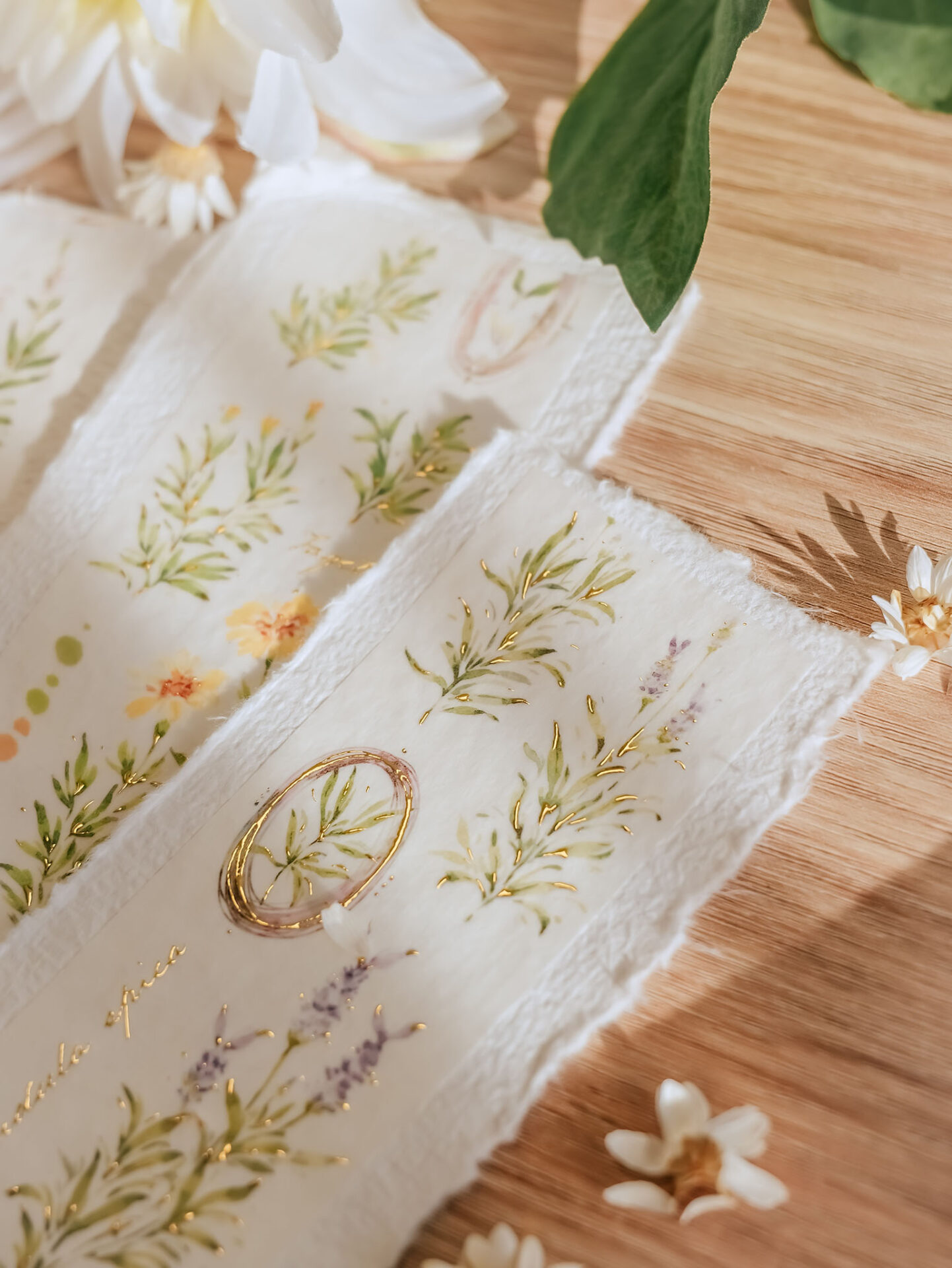 Meow Illustration "A Year of Blossom" Washi Tape - Summer