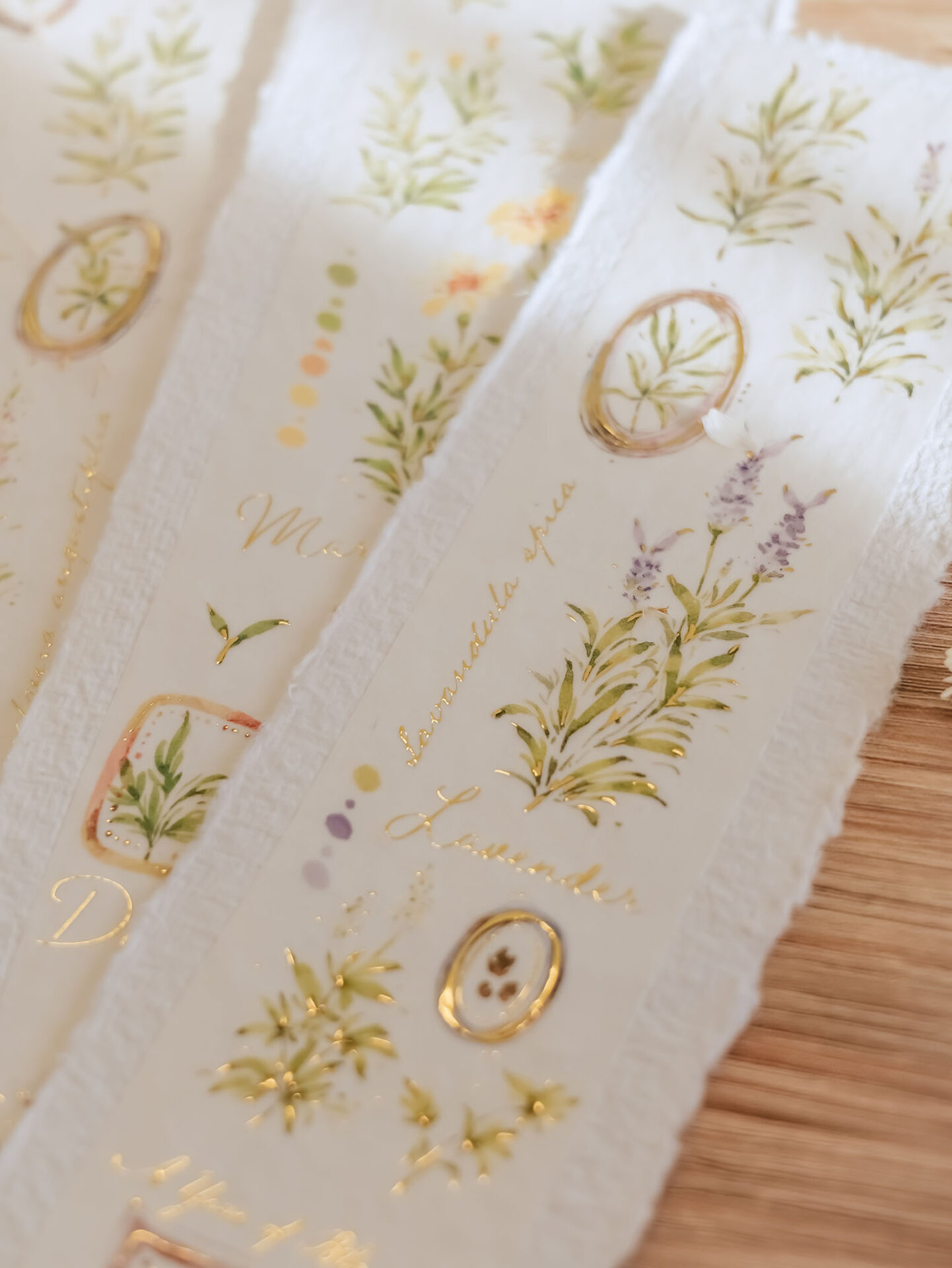 Meow Illustration "A Year of Blossom" Washi Tape - Summer - Image 6