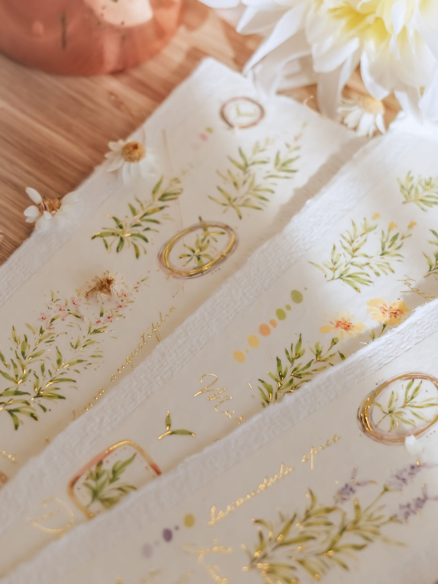 Meow Illustration "A Year of Blossom" Washi Tape - Summer