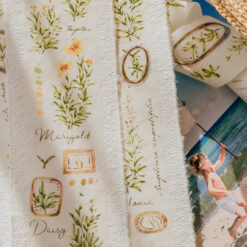Meow Illustration "A Year of Blossom" Washi Tape - Summer