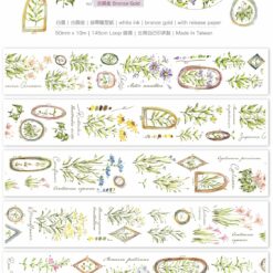 Meow Illustration "A Year of Blossom" Washi Tape - Autumn