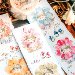 Meow Illustration Tape - Flower Girls