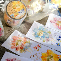 Meow Illustration Tape - Flower Girls