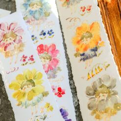 Meow Illustration Tape - Flower Girls
