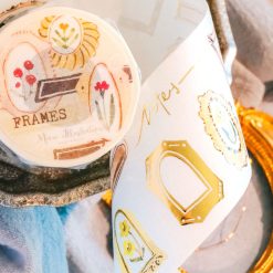 Meow Illustration "Frames" Kiss-Cut Tape – Washi & PET