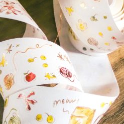 Meow Illustration Kiss-Cut Tape - The Starry Night - Image 12