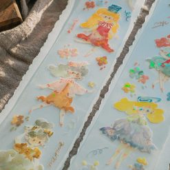 Meow Illustration Stationery Fairy PET tape