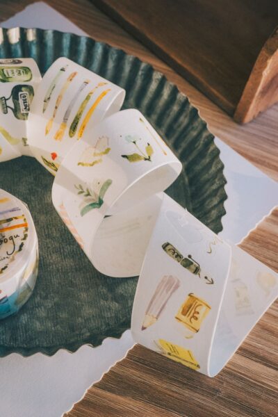 Meow Illustration Bunbōgu Kiss-cut tape
