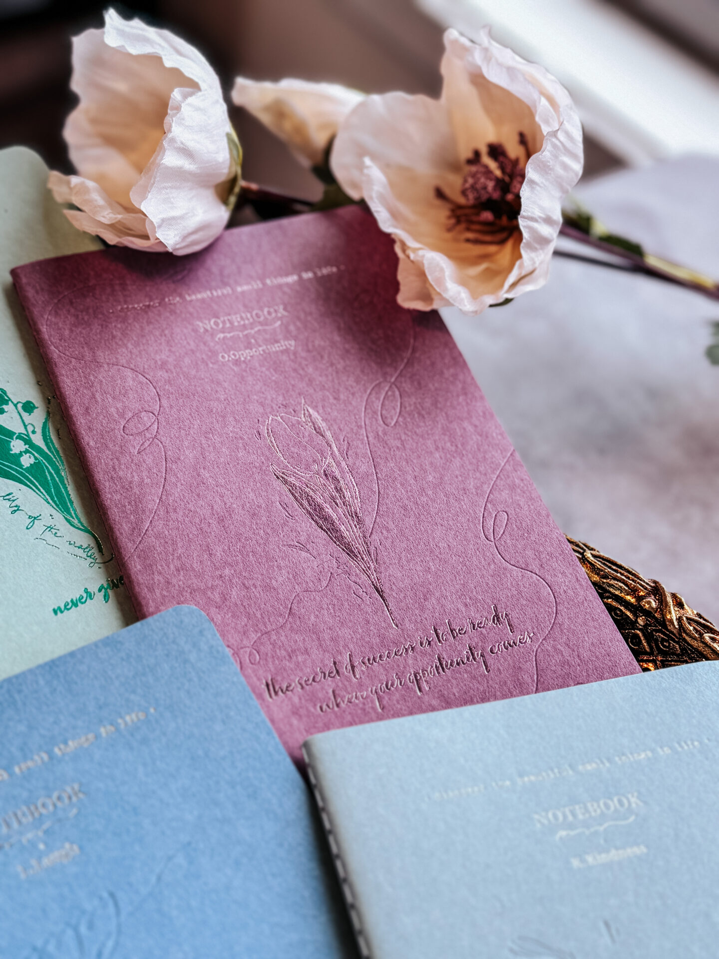 Meow Illustration Thread-Bound Notebook - O.Opportunity