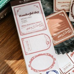 Meow Illustration Memo Pad - Wonderful Day