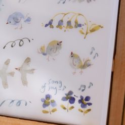 Meow Illustration "Flower Girl Bamboo" Transfer Stickers
