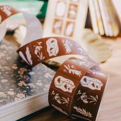 Meow Illustration Label Sticker Roll - Wonderland Rabbits