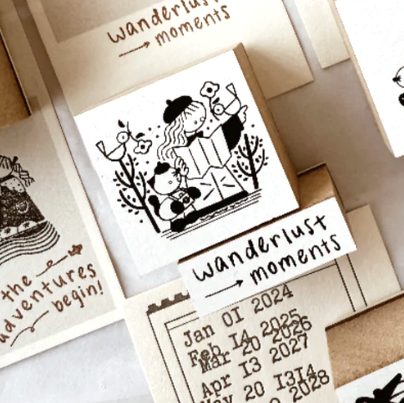 Rabch.jpg x Journal Pages Rubber Stamps - On a Journey