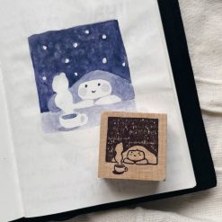 Ms Bulat Rubber Stamp - Warm Cuppa