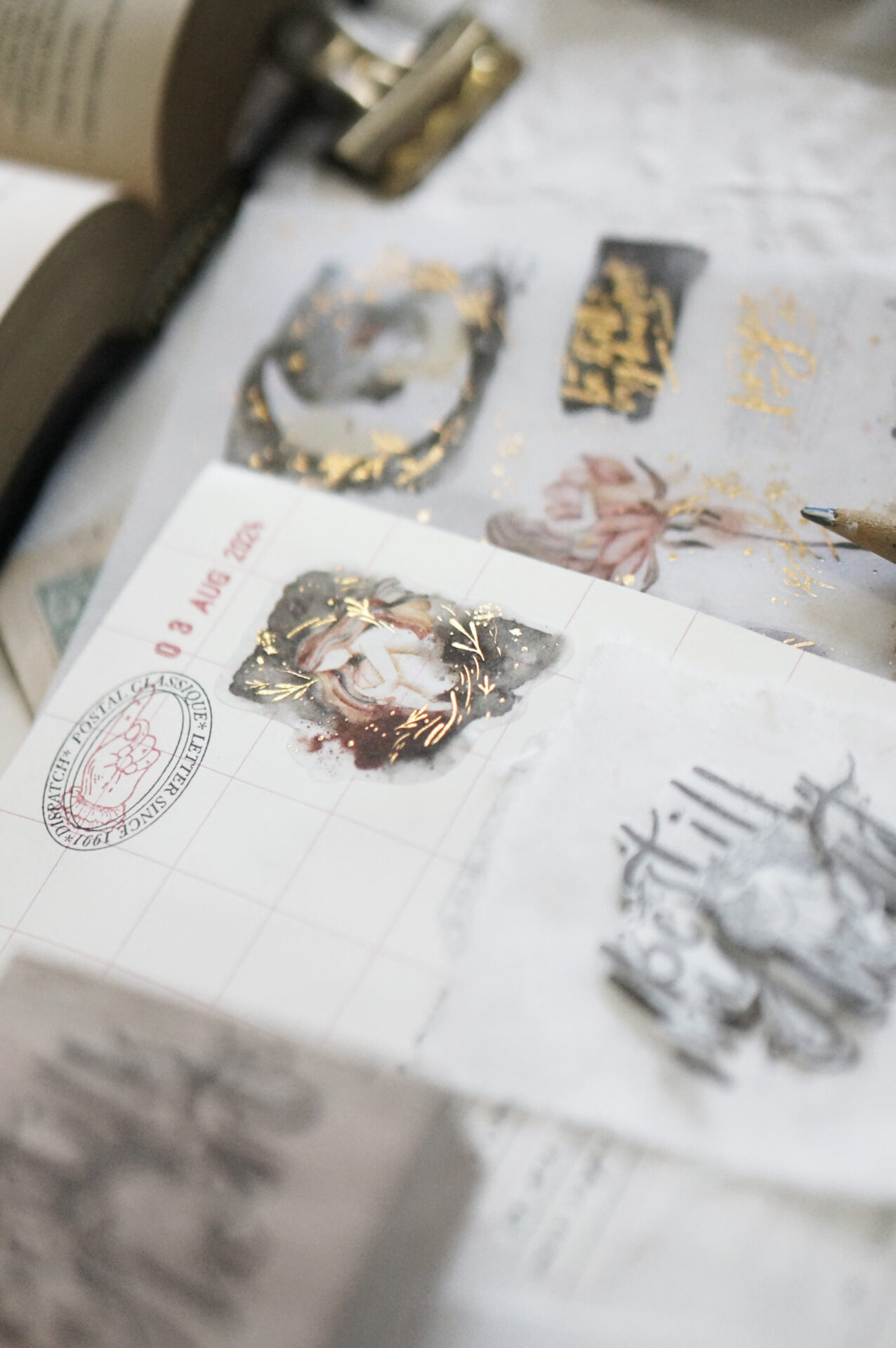Black Milk Project Prayer sticker set (Washi & paper sticker)