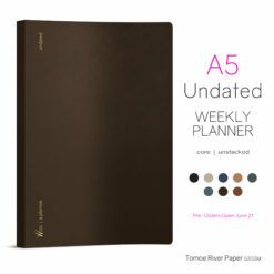 Wonderland222 A5 Undated Weekly Core Planner – Unstacked Weekends