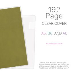 Wonderland222 Clear Cover for Notebook / Planner - 192 pages