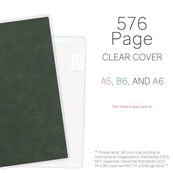 Wonderland222 Clear Cover for Notebook / Planner - 576 pages