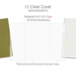 Wonderland222 Clear Cover for Notebook / Planner - 192 pages