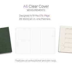 Wonderland222 Clear Cover for Notebook / Planner - 576 pages